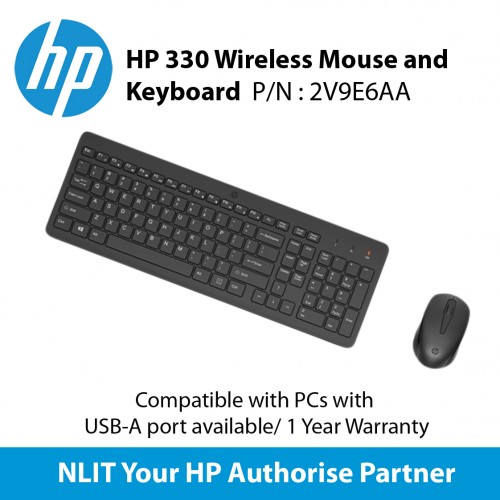 Hp 330 wireless mouse and keyboard combination